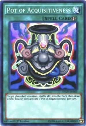 Pot of Acquisitiveness (INOV-EN065) - Invasion: Vengeance Unlimited Invasion: Vengeance Yugioh Single Squirtle Squad Card Shop.