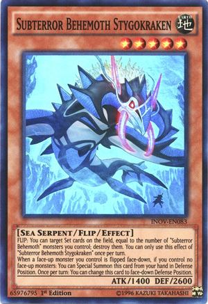 Subterror Behemoth Stygokraken (INOV-EN083) - Invasion: Vengeance 1st Edition Invasion: Vengeance Yugioh Single Squirtle Squad Card Shop.