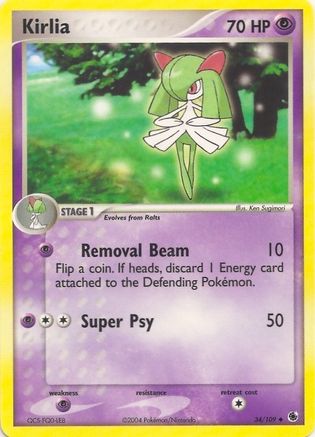 Kirlia EX Battle Stadium - Uncommon EX Battle Stadium Pokemon Single Squirtle Squad Card Shop.