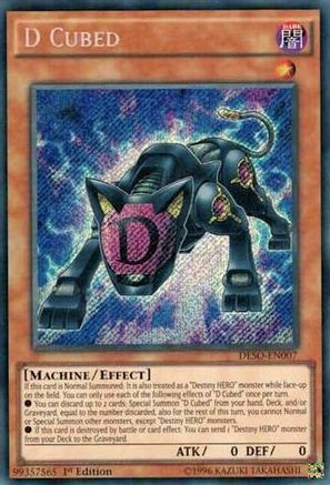 D Cubed (DESO-EN007) - Destiny Soldiers 1st Edition Destiny Soldiers Yugioh Single Squirtle Squad Card Shop.