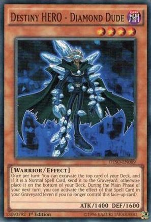 Destiny HERO - Diamond Dude (DESO-EN009) - Destiny Soldiers 1st Edition Destiny Soldiers Yugioh Single Squirtle Squad Card Shop.