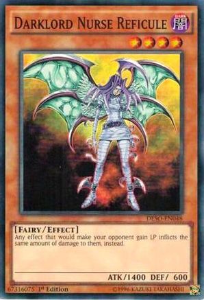 Darklord Nurse Reficule (DESO-EN048) - Destiny Soldiers 1st Edition Destiny Soldiers Yugioh Single Squirtle Squad Card Shop.
