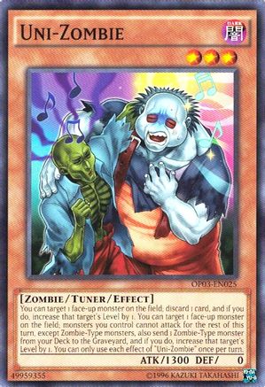 Uni-Zombie (OP03-EN025) - OTS Tournament Pack 3 Unlimited OTS Tournament Pack 3 Yugioh Single Squirtle Squad Card Shop.