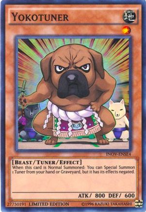 Yokotuner (INOV-ENSE4) - Invasion: Vengeance Limited Invasion: Vengeance Yugioh Single Squirtle Squad Card Shop.