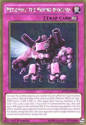 Metalhold the Moving Blockade (MVP1-ENG30) - The Dark Side of Dimensions Movie Pack: Gold Edition 1st Edition The Dark Side of Dimensions Movie Pack: Gold Edition Yugioh Single Squirtle Squad Card Shop.