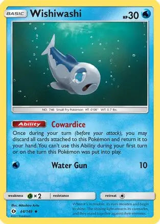 Wishiwashi 044 SM Base Set - Uncommon