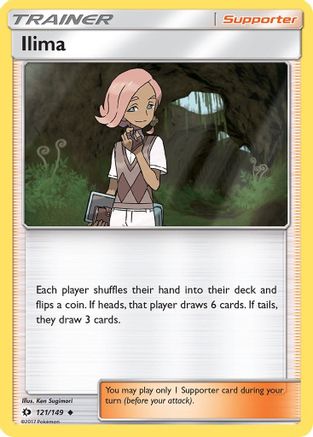 Ilima 121/149 SM Base Set - Uncommon SM Base Set Pokemon Single Squirtle Squad Card Shop.