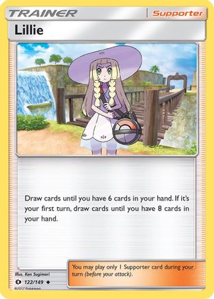 Lillie 122 SM Base Set - Uncommon SM Base Set Pokemon Single Squirtle Squad Card Shop.