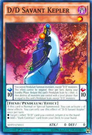 D/D Savant Kepler (SDPD-EN011) - Structure Deck: Pendulum Domination 1st Edition Structure Deck: Pendulum Domination Yugioh Single Squirtle Squad Card Shop.