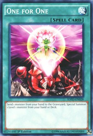 One for One (SDPD-EN028) - Structure Deck: Pendulum Domination 1st Edition Structure Deck: Pendulum Domination Yugioh Single Squirtle Squad Card Shop.