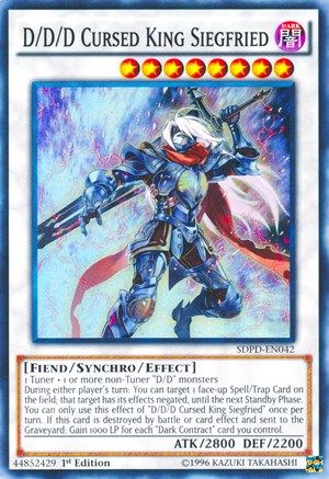 D/D/D Cursed King Siegfried (SDPD-EN042) - Structure Deck: Pendulum Domination 1st Edition Structure Deck: Pendulum Domination Yugioh Single Squirtle Squad Card Shop.