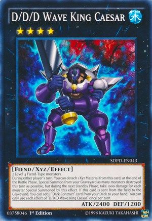 D/D/D Wave King Caesar (SDPD-EN043) - Structure Deck: Pendulum Domination 1st Edition Structure Deck: Pendulum Domination Yugioh Single Squirtle Squad Card Shop.