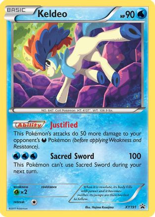 Keldeo XY191 - Holofoil XY Promos - Promo XY Promos Pokemon Single Squirtle Squad Card Shop.