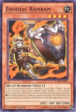 Zoodiac Ramram (RATE-EN018) - Raging Tempest Unlimited Raging Tempest Yugioh Single Squirtle Squad Card Shop.