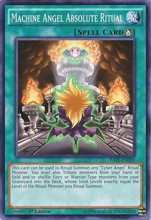 Machine Angel Absolute Ritual (RATE-EN055) - Raging Tempest 1st Edition Raging Tempest Yugioh Single Squirtle Squad Card Shop.