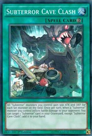 Subterror Cave Clash (RATE-EN085) - Raging Tempest Unlimited Raging Tempest Yugioh Single Squirtle Squad Card Shop.