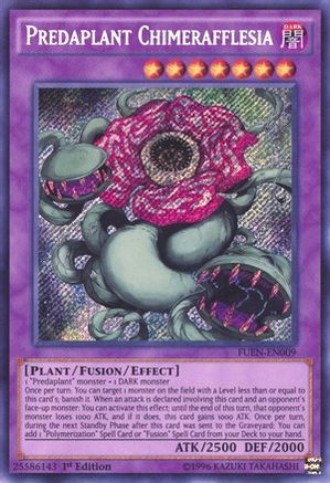 Predaplant Chimerafflesia (FUEN-EN009) - Fusion Enforcers Unlimited Fusion Enforcers Yugioh Single Squirtle Squad Card Shop.