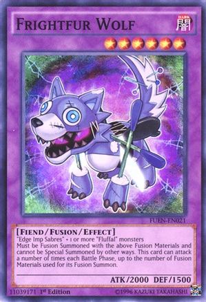 Frightfur Wolf (FUEN-EN021) - Fusion Enforcers Unlimited Fusion Enforcers Yugioh Single Squirtle Squad Card Shop.