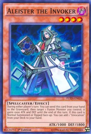 Aleister the Invoker (FUEN-EN026) - Fusion Enforcers Unlimited Fusion Enforcers Yugioh Single Squirtle Squad Card Shop.