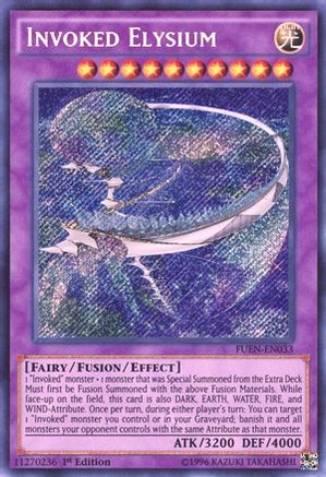 Invoked Elysium (FUEN-EN033) - Fusion Enforcers 1st Edition Fusion Enforcers Yugioh Single Squirtle Squad Card Shop.