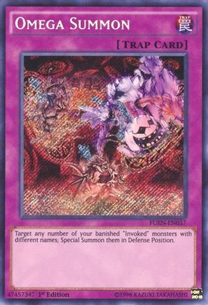 Omega Summon (FUEN-EN037) - Fusion Enforcers 1st Edition Fusion Enforcers Yugioh Single Squirtle Squad Card Shop.