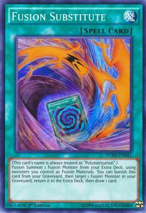 Fusion Substitute (FUEN-EN041) - Fusion Enforcers 1st Edition Fusion Enforcers Yugioh Single Squirtle Squad Card Shop.