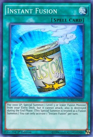 Instant Fusion (FUEN-EN042) - Fusion Enforcers 1st Edition Fusion Enforcers Yugioh Single Squirtle Squad Card Shop.