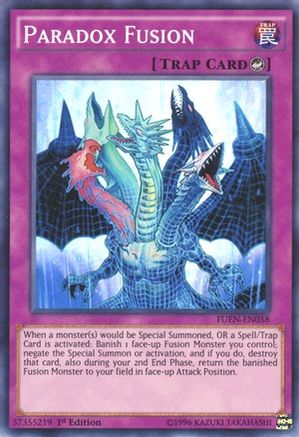 Paradox Fusion (FUEN-EN058) - Fusion Enforcers 1st Edition Fusion Enforcers Yugioh Single Squirtle Squad Card Shop.