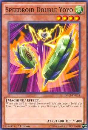 Speedroid Double Yoyo (Starfoil) (SP17-EN024) - Star Pack - Battle Royal 1st Edition Star Pack - Battle Royal Yugioh Single Squirtle Squad Card Shop.