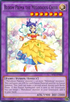Bloom Prima the Melodious Choir (SP17-EN041) - Star Pack - Battle Royal 1st Edition Star Pack - Battle Royal Yugioh Single Squirtle Squad Card Shop.