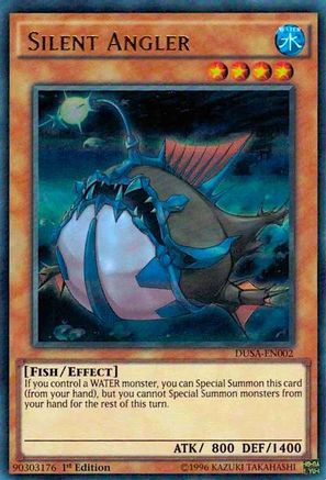 Silent Angler (DUSA-EN002) - Duelist Saga 1st Edition Duelist Saga Yugioh Single Squirtle Squad Card Shop.