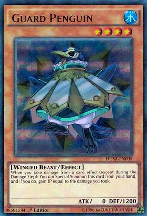 Guard Penguin (DUSA-EN005) - Duelist Saga 1st Edition Duelist Saga Yugioh Single Squirtle Squad Card Shop.