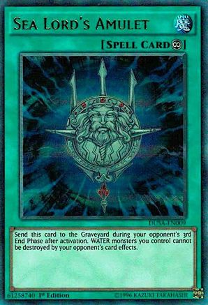 Sea Lord's Amulet (DUSA-EN009) - Duelist Saga 1st Edition Duelist Saga Yugioh Single Squirtle Squad Card Shop.