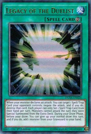 Legacy of the Duelist (DUSA-EN024) - Duelist Saga 1st Edition Duelist Saga Yugioh Single Squirtle Squad Card Shop.