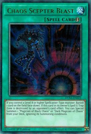 Chaos Scepter Blast (DUSA-EN025) - Duelist Saga 1st Edition Duelist Saga Yugioh Single Squirtle Squad Card Shop.