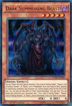 Dark Summoning Beast (DUSA-EN030) - Duelist Saga 1st Edition Duelist Saga Yugioh Single Squirtle Squad Card Shop.