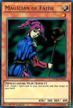 Magician of Faith (DUSA-EN044) - Duelist Saga 1st Edition Duelist Saga Yugioh Single Squirtle Squad Card Shop.