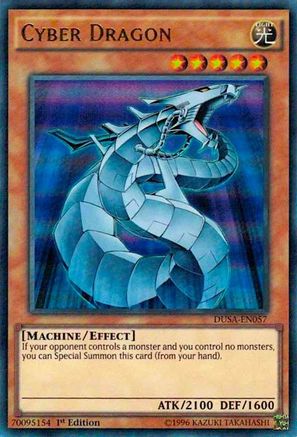 Cyber Dragon (DUSA-EN057) - Duelist Saga 1st Edition Duelist Saga Yugioh Single Squirtle Squad Card Shop.