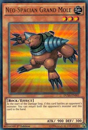 Neo-Spacian Grand Mole (DUSA-EN061) - Duelist Saga 1st Edition Duelist Saga Yugioh Single Squirtle Squad Card Shop.
