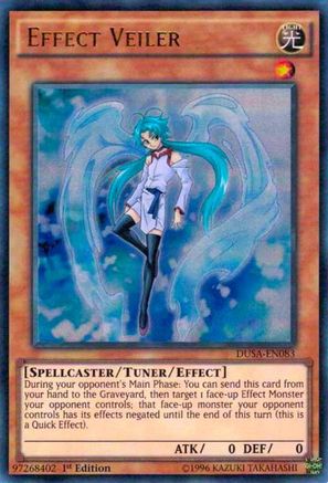 Effect Veiler (DUSA-EN083) - Duelist Saga 1st Edition Duelist Saga Yugioh Single Squirtle Squad Card Shop.