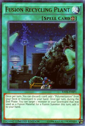 Fusion Recycling Plant (RATE-ENSP1) (RATE-ENSP1) - Raging Tempest Limited Raging Tempest Yugioh Single Squirtle Squad Card Shop.