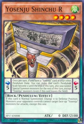 Yosenju Shinchu R (Starfoil) (SP17-EN008) - Star Pack - Battle Royal 1st Edition Star Pack - Battle Royal Yugioh Single Squirtle Squad Card Shop.