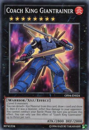 Coach King Giantrainer (OP04-EN024) - OTS Tournament Pack 4 Unlimited OTS Tournament Pack 4 Yugioh Single Squirtle Squad Card Shop.