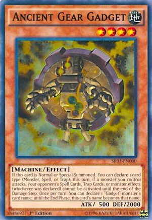 Ancient Gear Gadget (SR03-EN000) - Structure Deck: Machine Reactor Unlimited Structure Deck: Machine Reactor Yugioh Single Squirtle Squad Card Shop.