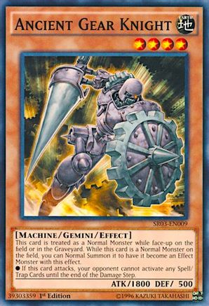 Ancient Gear Knight (SR03-EN009) - Structure Deck: Machine Reactor Unlimited Structure Deck: Machine Reactor Yugioh Single Squirtle Squad Card Shop.