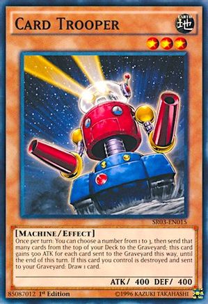 Card Trooper (SR03-EN015) - Structure Deck: Machine Reactor Unlimited Structure Deck: Machine Reactor Yugioh Single Squirtle Squad Card Shop.