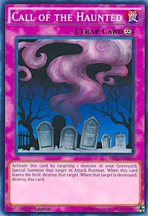 Call of the Haunted (SR03-EN037) - Structure Deck: Machine Reactor 1st Edition Structure Deck: Machine Reactor Yugioh Single Squirtle Squad Card Shop.