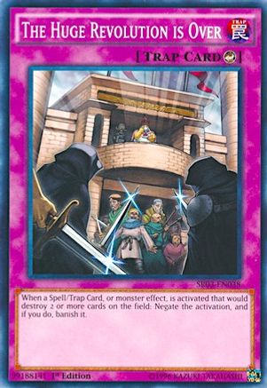 The Huge Revolution is Over (SR03-EN038) - Structure Deck: Machine Reactor 1st Edition Structure Deck: Machine Reactor Yugioh Single Squirtle Squad Card Shop.