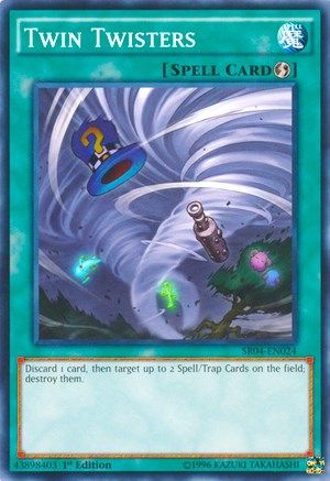 Twin Twisters (SR04-EN024) - Structure Deck: Dinosmasher's Fury Unlimited Structure Deck: Dinosmasher's Fury Yugioh Single Squirtle Squad Card Shop.