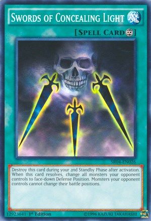 Swords of Concealing Light (SR04-EN026) - Structure Deck: Dinosmasher's Fury Unlimited Structure Deck: Dinosmasher's Fury Yugioh Single Squirtle Squad Card Shop.